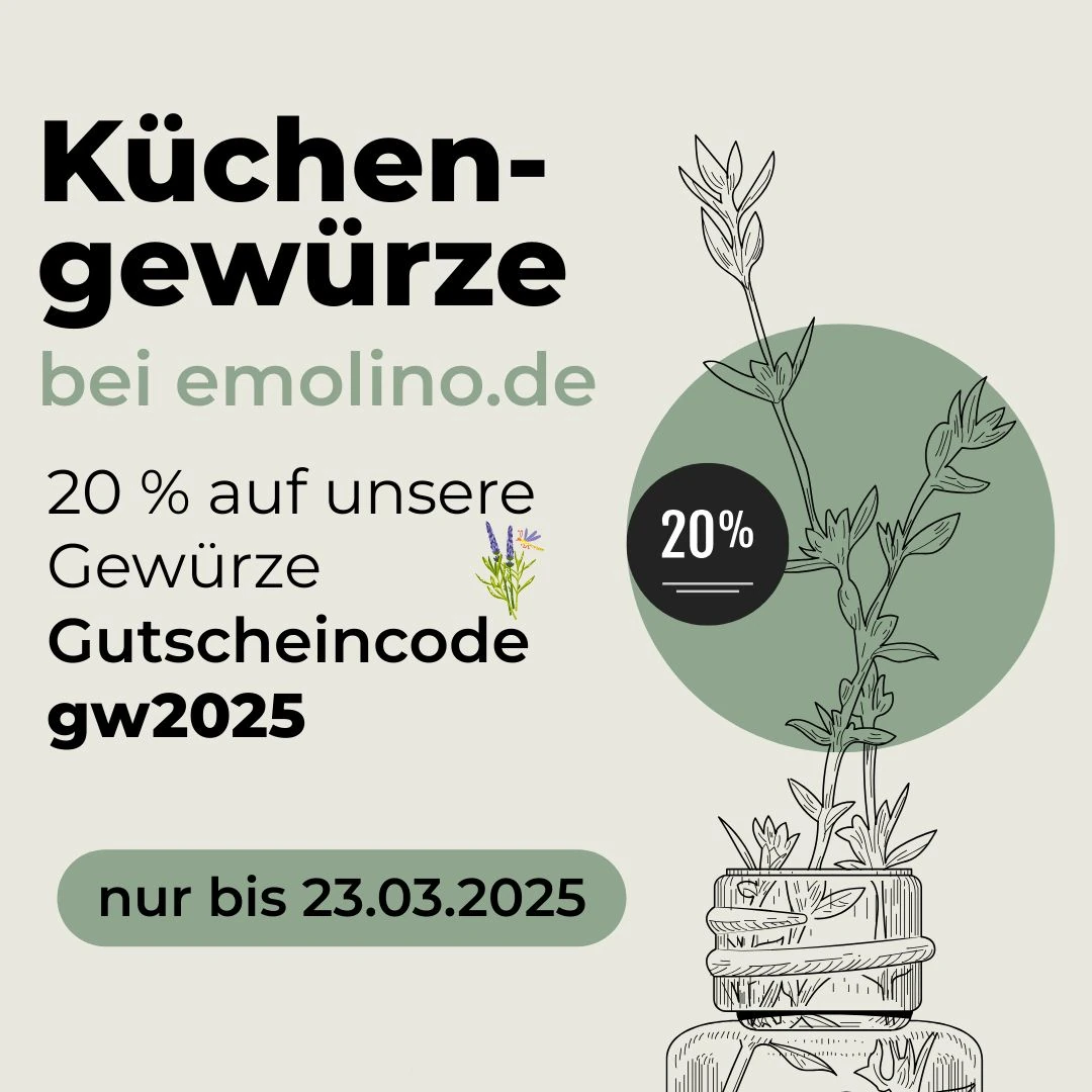 Spare 20% auf Gewürze – Jetzt mit dem Code GW2025!